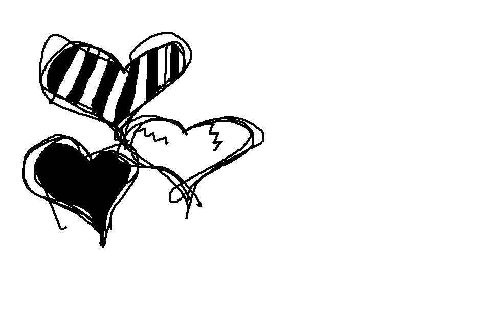 Black And White Heart Backgrounds