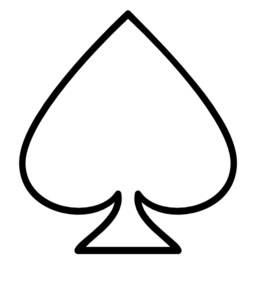 Ace Of Spades Playing Card Clipart