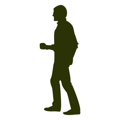 Man walking silhouette 11 - Transparent PNG/SVG