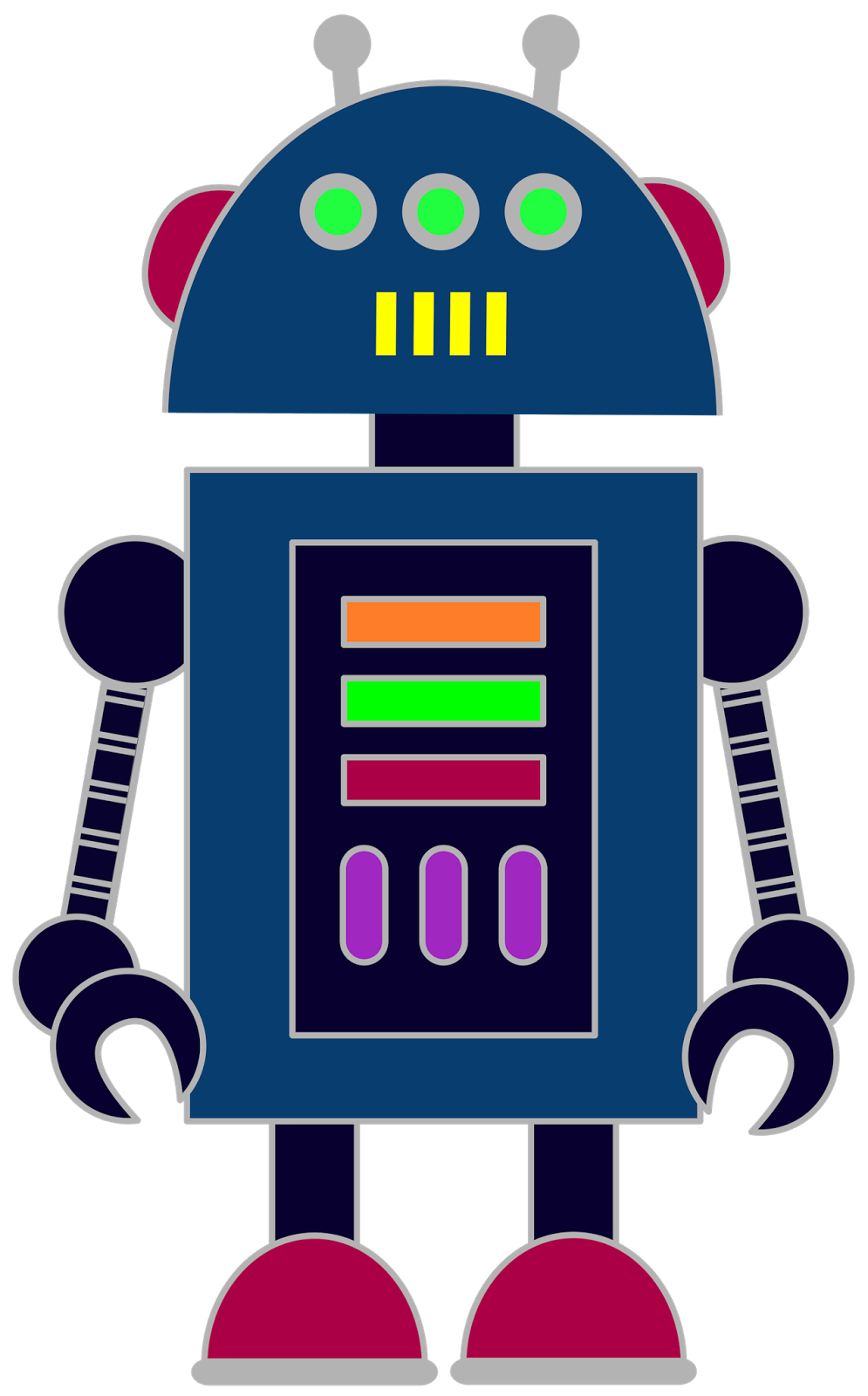 Retro Robot Clipart