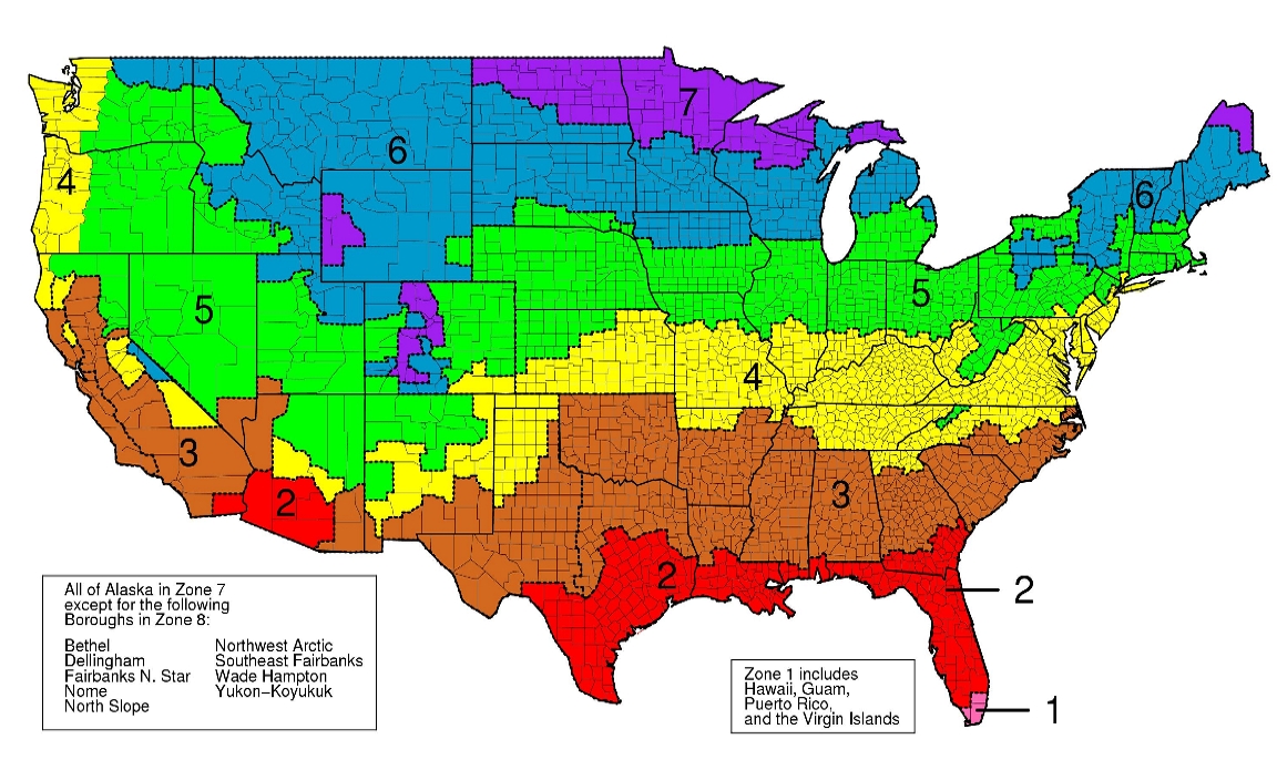 USA Climate Zone Map ASHRAE | BuildingAdvisor