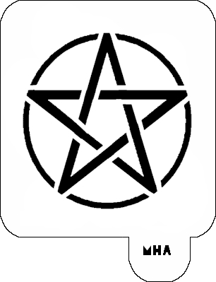 Pentacle Stencil - ClipArt Best