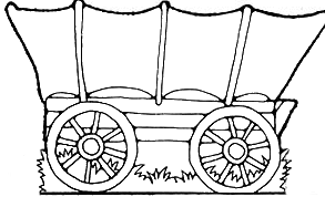 Covered Wagon Clip Art - Tumundografico