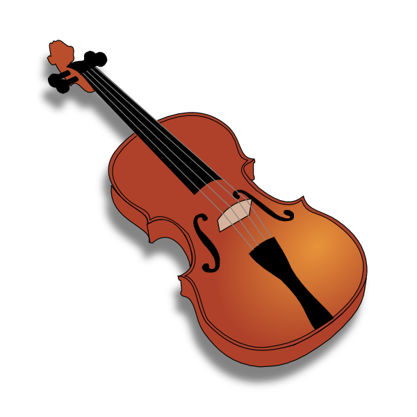 Violin clip art Free Vector