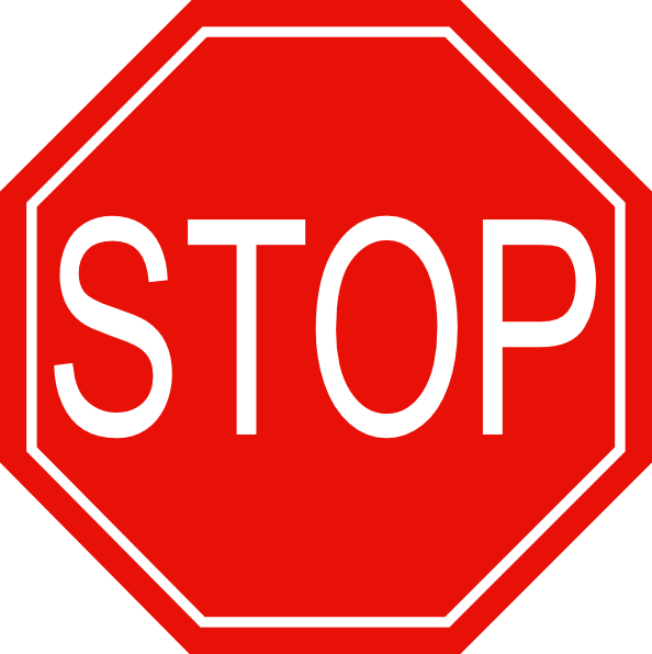 Stop Sign Clip Art - vector clip art online, royalty ...