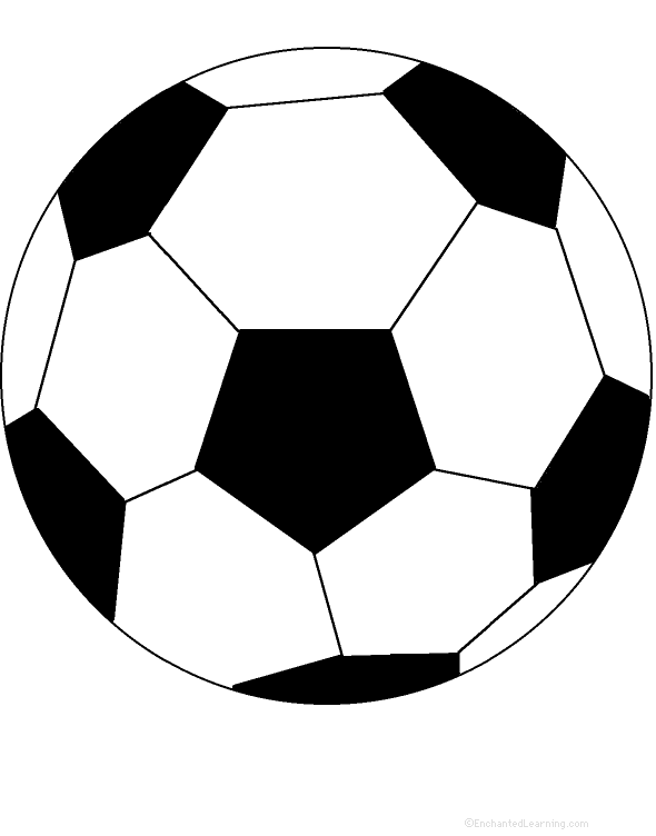 Soccer Ball: Perimeter Poem - Printable Worksheet. EnchantedLearning.