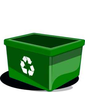 Recycle Bin clip art - vector clip art online, royalty free ...