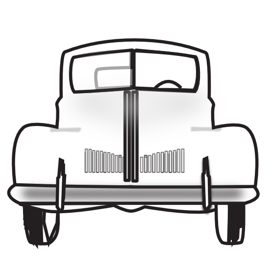 classic car netalloy black white line art hunky dory SVG ...