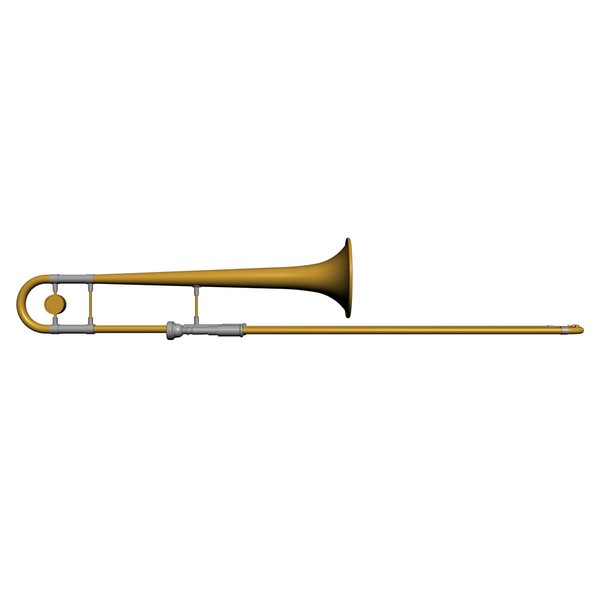 trombone 3d max