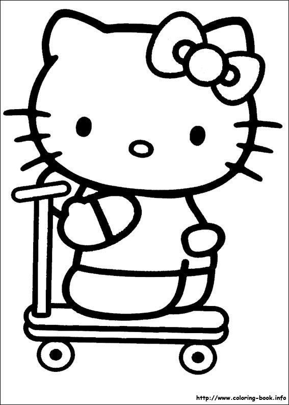 Hello Kitty coloring pages on Coloring-Book.info
