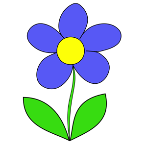Simple Flower clipart, cliparts of Simple Flower free download ...