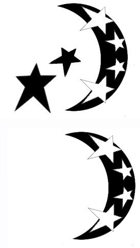 star and moon tattoo | Tattoo Pictures Online