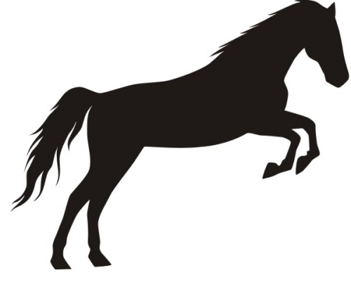 Clipart silhouette horse