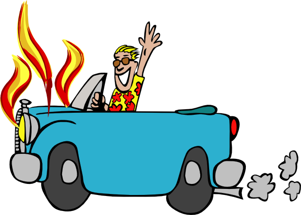 Car accident clipart