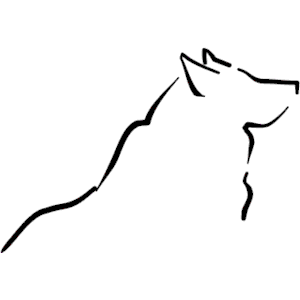 Wolf Outline clipart, cliparts of Wolf Outline free download (wmf ...