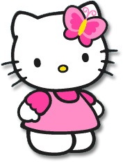 Hello kitty birthday clipart