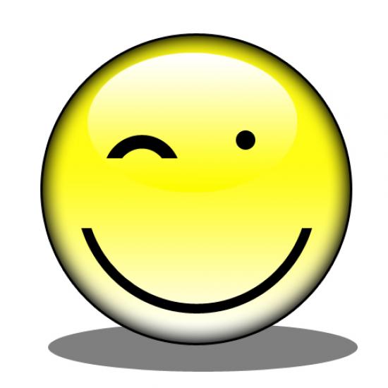 Winking Smiley Clipart