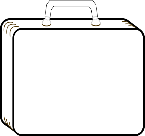 Clipart suitcase outline