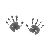 Hand Prints Clip Art, Baby Clipart and Baby Graphics - BabyTidings ...