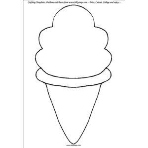 Ice Cream Template - ClipArt Best