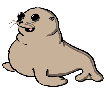 Free Cute Seal Clip Art