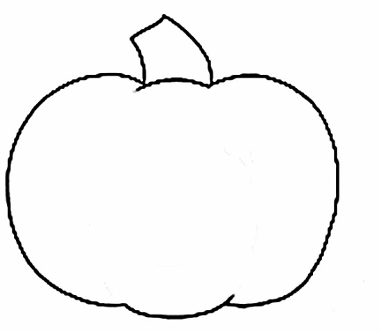 Clipart pumpkin outline
