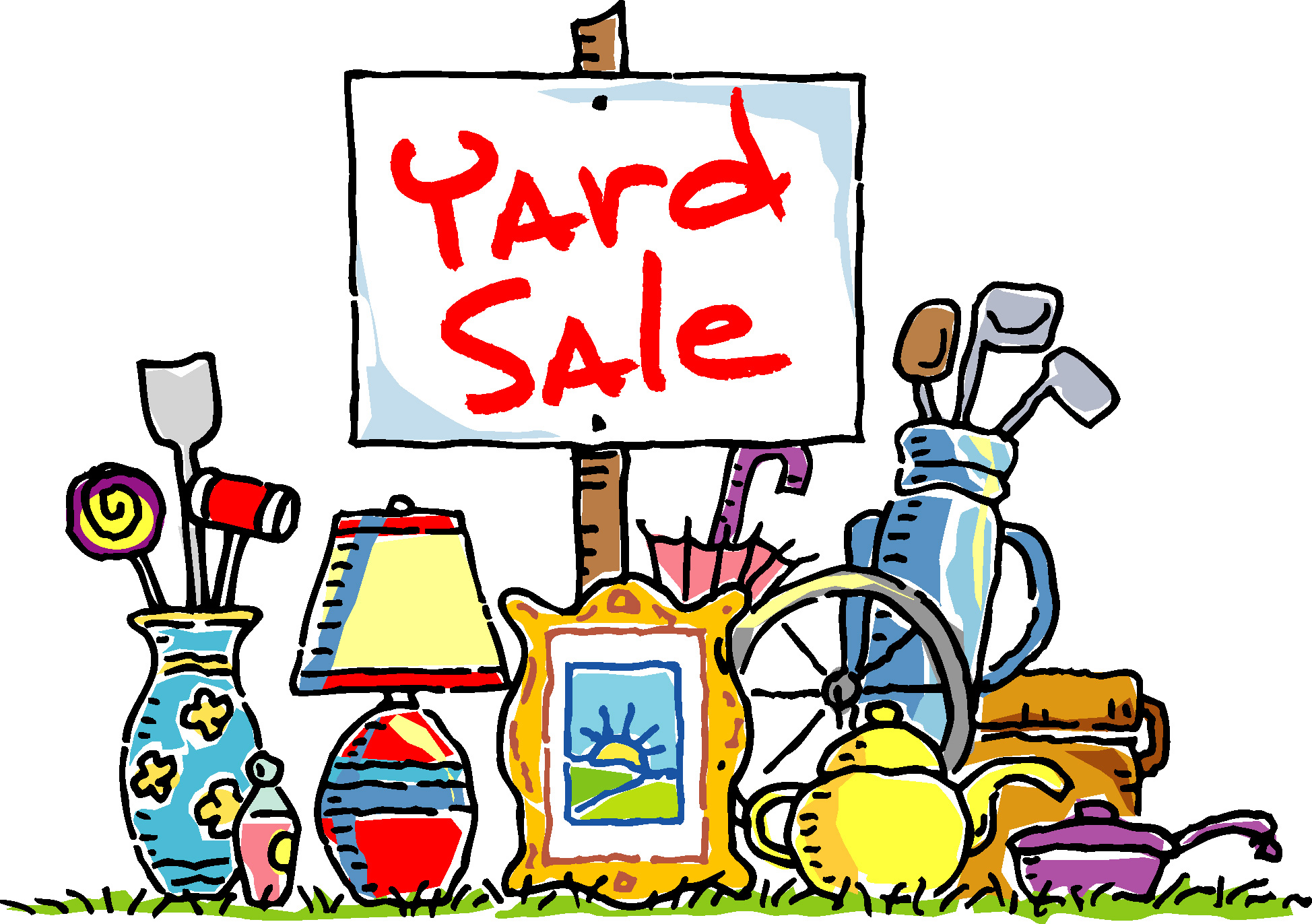 Indoor Garage Sale Cartoon - ClipArt Best