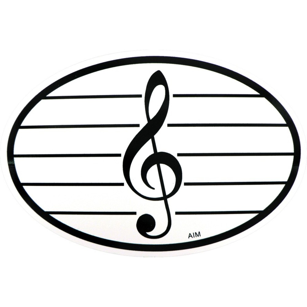 Sticker Aim G-Clef Oval | SHOP.CA - Aim