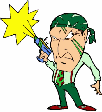 clipart laser tag