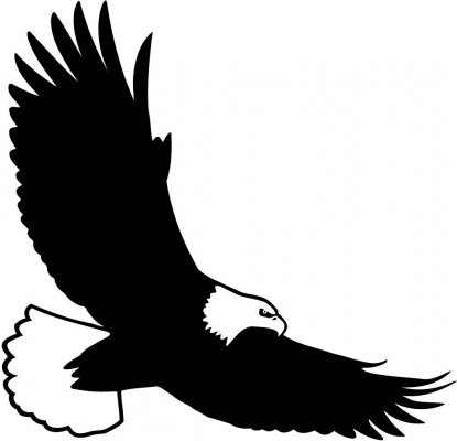 Bald Eagle Silhouette Clipart