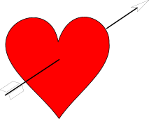 Valentine Arrow Clipart