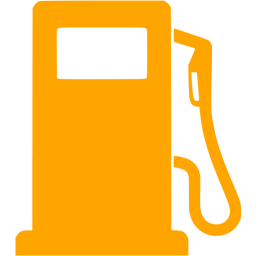 Orange gas pump icon - Free orange gas icons