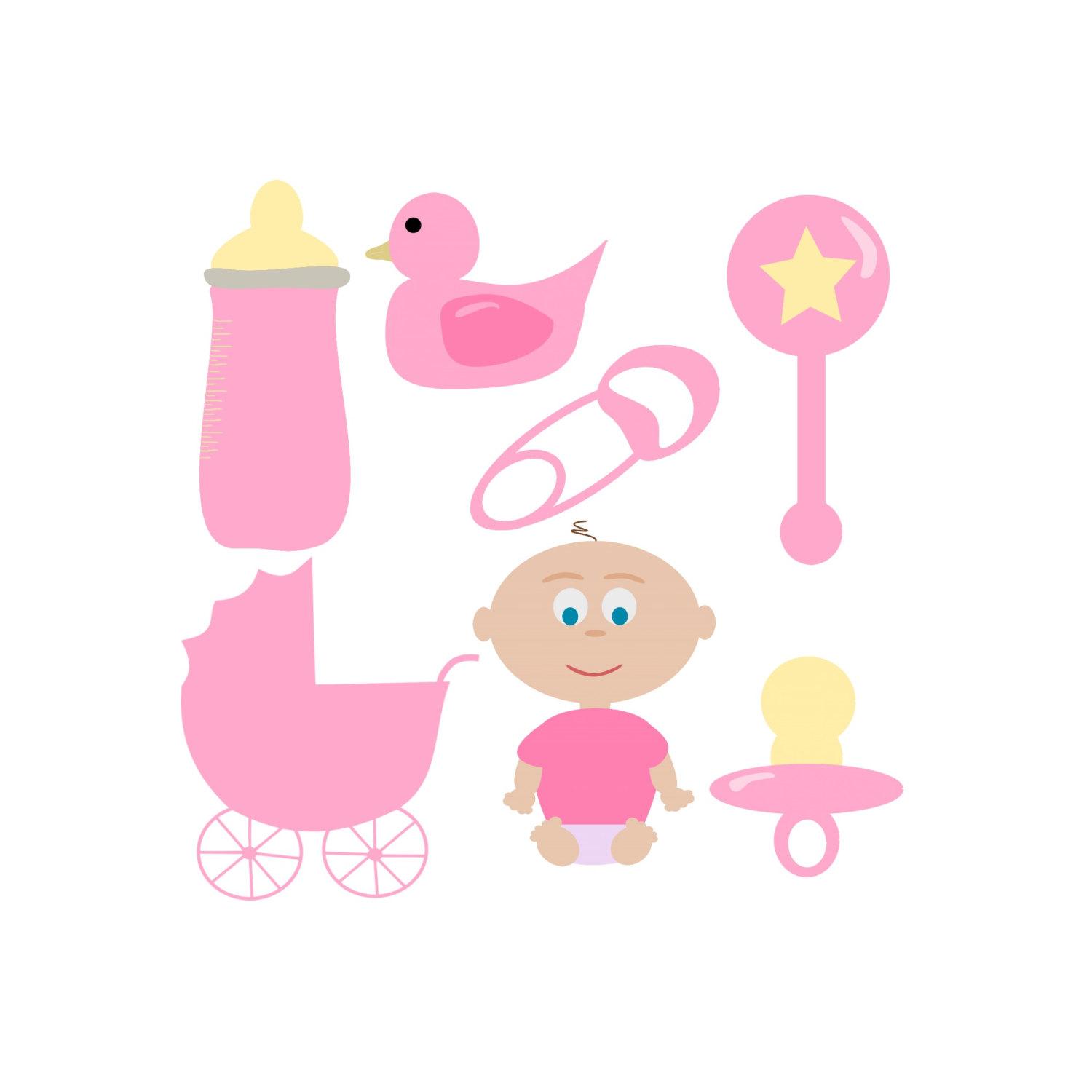 45+ Baby Girl Items Clipart