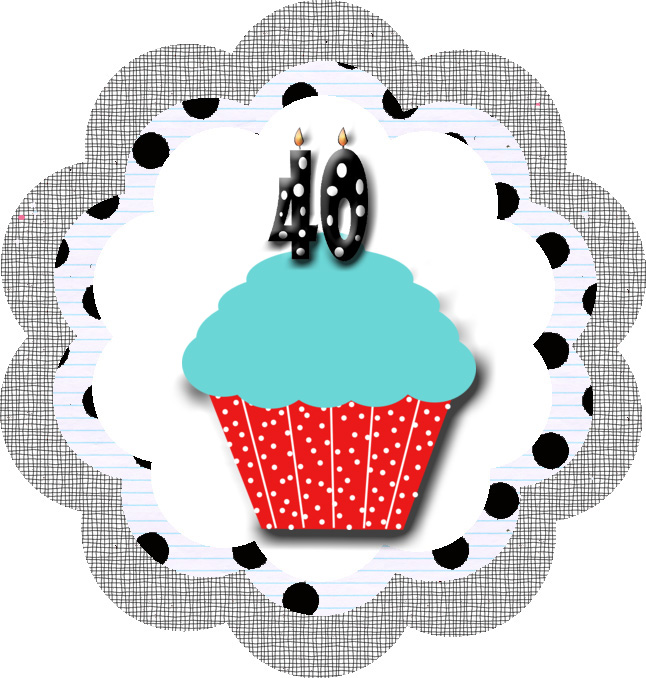 40 Birthday Clip Art