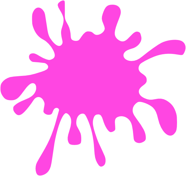 Pink Ink Splash Clip Art - vector clip art online ...