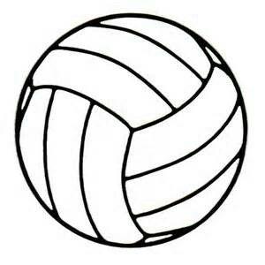 11+ Volleyball Outline Clip Art