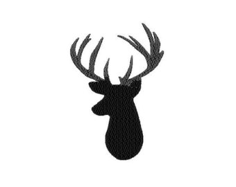 Deer Head Stencil