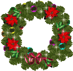 Christmas wreaths Graphic Animated Gif - Graphics christmas