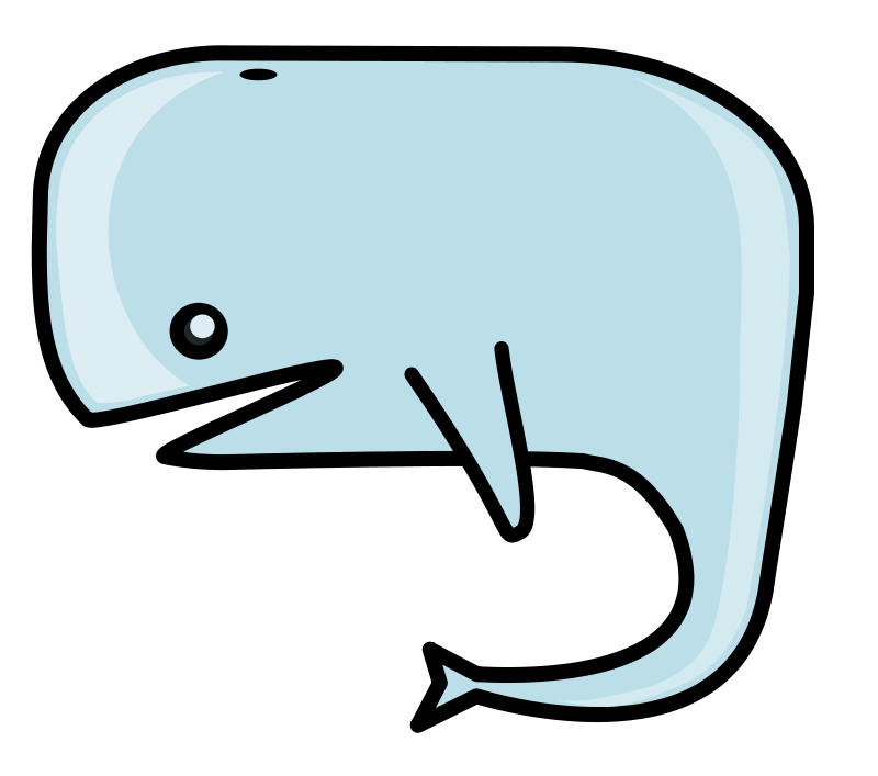 Free Cute Cartoon Whale Clip Art