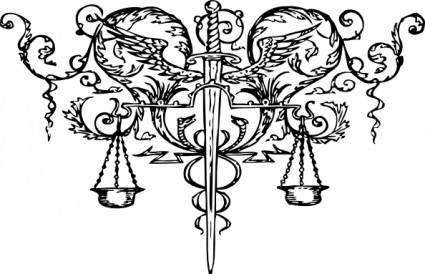 Sword Of Art Tattoo clip de Justice Clip Art Vecteur - Gratuit ...
