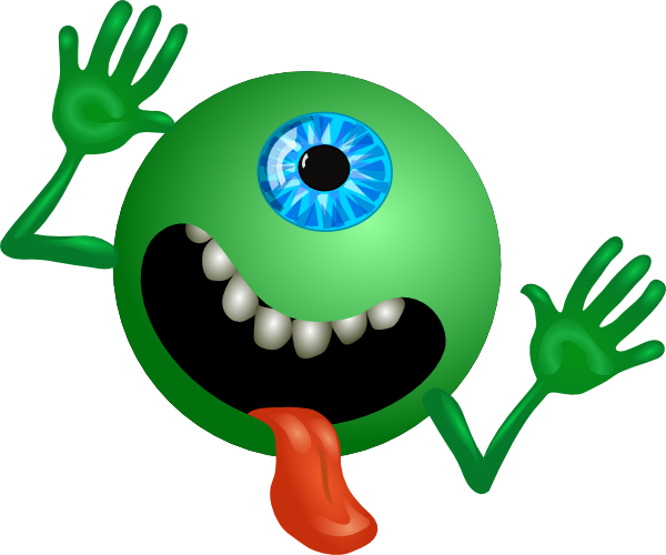 Cute alien clipart