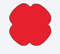 Poppy Template. poppy outline template to design a red poppy. by ...