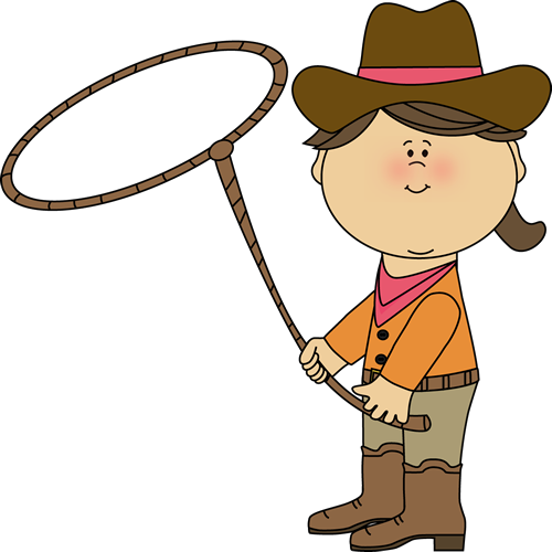 Cowboy and Cowgirl Clip Art – Clipart Free Download