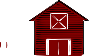 Farm barn clip art clipart clipartcow - Clipartix