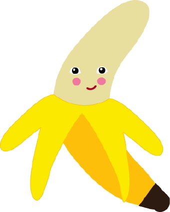 Cartoon banana clip art