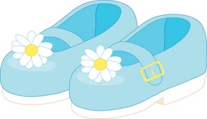 Clip Art Blue Slippers Clipart