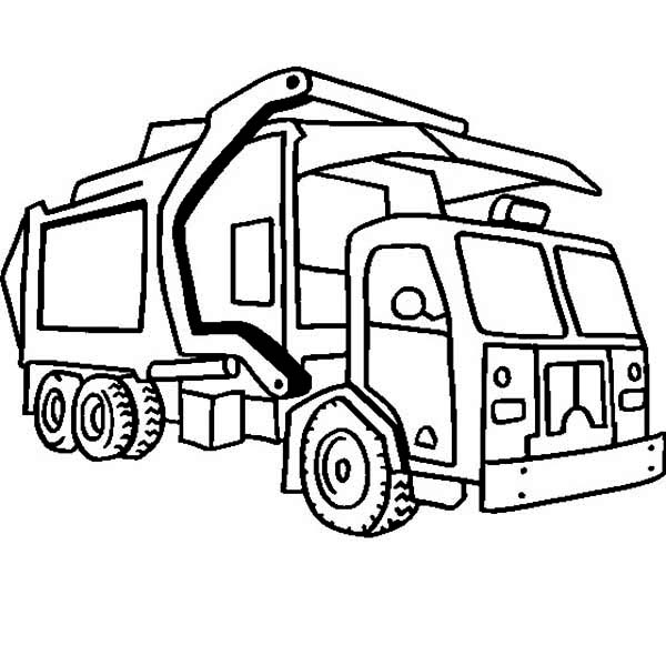 Clipart garbage truck