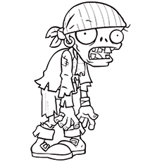 Top 20 Zombie Coloring Pages For Your Kids