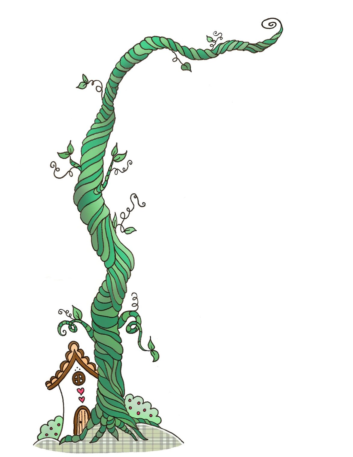 Jack and the beanstalk clip art