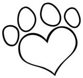 Dog Paw Print Clip Art Free Download - Free ...